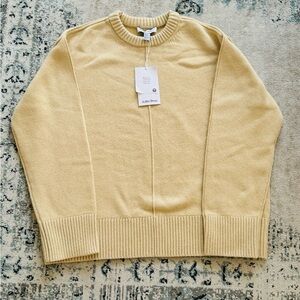 & Other Stories Yellow Crew Neck Sweater